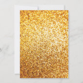 Gold Emoji Birthday Party - tekst over mobiele tel Kaart (Achterkant)