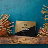 Gold Employee jarenlange serviceherkenning logo Fotoplaat (Zijkant)