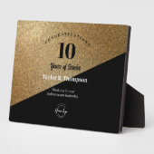 Gold Employee jarenlange serviceherkenning logo Fotoplaat (Zijkant)