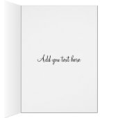 Gold- en aqua-groen waterverf huwelijksontwerp (Binnen (Rechts))