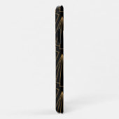 Gold- en Black Art Deco-patroon Case-Mate iPhone Case (Achterkant/rechts)