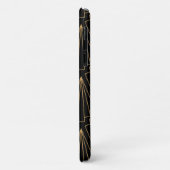 Gold- en Black Art Deco-patroon Case-Mate iPhone Case (Achterkant/links)