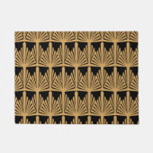 Gold- en Black Art Deco-patroon Deurmat (Voorkant)