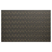 Gold- en Black Art Deco-patroon Stof (Yard (91,4 cm))