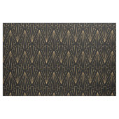 Gold- en Black Art Deco-patroon Stof (Fat Quarter)