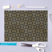 Gold- en Black Art Deco-patroon Tissuepapier (Craft)