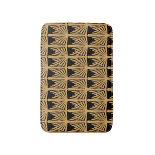 Gold en Black Art Deco Pattern Wedding Badmat