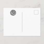 Gold en Black Chinese New Year Tiger Briefkaart (Achterkant)