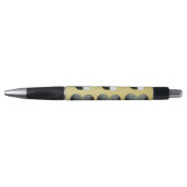 Gold en Black Lawn Bowls Pattern Pen (Voorkant)