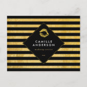 Gold- en Black Makeup-tapekaart Briefkaart (Voorkant)