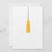 Gold en Black PHD-Afstuderen - Kaart Shower (Achterkant)