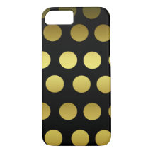 Gold en Black Polka Dot