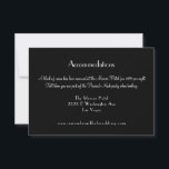 Gold en Black Vegas Destiny Accommodaties Kaart<br><div class="desc">Deze bruiloft uitnodiging hotel en accommodaties informatie bijsluiter kaart beschikt over elegante typografie in zwart-wit. De backer voegt toe aan de glam met een faux gouden glitterpatroon van kaartpakken. Perfect voor een Las Vegas bruiloft in een kleine kapel van de strip, alles wat je nodig hebt is liefde en een...</div>