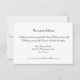 Gold en Black Vegas Destiny Accommodaties Kaart