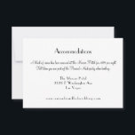 Gold en Black Vegas Destiny Accommodaties Kaart<br><div class="desc">Deze bruiloft uitnodiging hotel en accommodaties informatie bijsluiter kaart beschikt over elegante typografie in zwart-wit. De backer voegt toe aan de glam met een faux gouden glitterpatroon van kaartpakken. Perfect voor een Las Vegas bruiloft in een kleine kapel van de strip, alles wat je nodig hebt is liefde en een...</div>