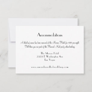 Gold en Black Vegas Destiny Accommodaties Kaart