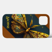  Gold- en Blauwgroen mobiele telefoondraagtas Case-Mate iPhone Case (Achterkant (horizontaal))