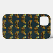  Gold- en Blauwgroen mobiele telefoondraagtas Case-Mate iPhone Case (Achterkant (horizontaal))