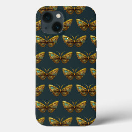 Gold- en Blauwgroen mobiele telefoondraagtas Case-Mate iPhone Case
