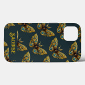  Gold- en Blauwgroen mobiele telefoondraagtas Case-Mate iPhone Case (Achterkant (horizontaal))