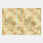 Gold- en Blauwgroen ontwerpmodel voor decodering Inpakpapier Vel (Voorkant 3)