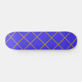 Gold en Blue SkateBoard (Horizontaal)