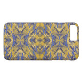 Gold en Blue Splash Case-Mate iPhone Case (Achterkant (Horizontaal))