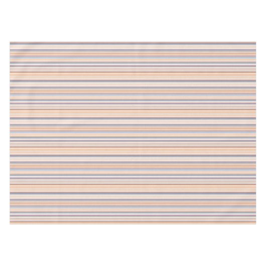 Gold- en Blue Striped Pattern Tafelkleed (Voorkant (Horizontaal))