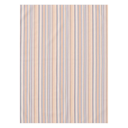 Gold- en Blue Striped Pattern Tafelkleed (Voorkant)