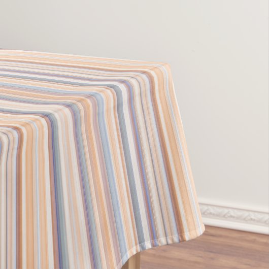 Gold- en Blue Striped Pattern Tafelkleed (Voorbeeld)