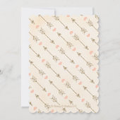 Gold en Blush Dreamweaver Boho Vrijgezellenfeest Kaart (Achterkant)