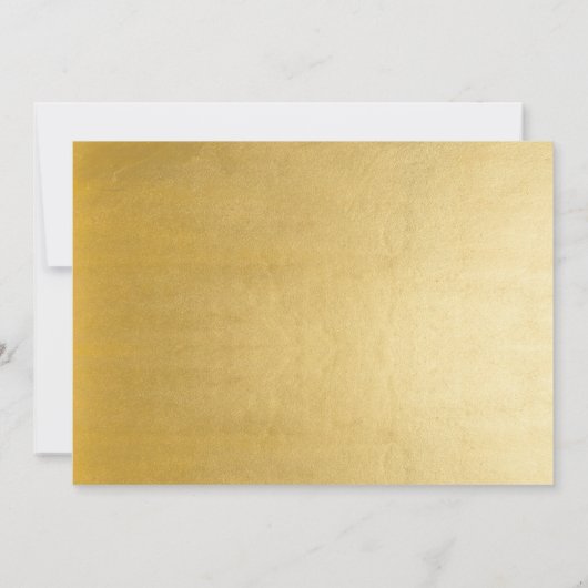 Gold- en Bourgogne-fotohuwelijk Save The Date (Achterkant)