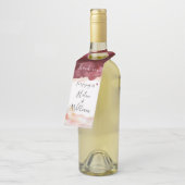 Gold- en Bourgogne-Waterverf Flessenhanger (Schuin)