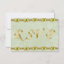 Gold en Emerald Jewel Wedding