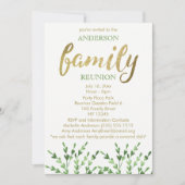 Gold- en Green Leaf-gezinshereniging Kaart (Voorkant)