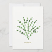 Gold- en Green Leaf-gezinshereniging Kaart (Achterkant)