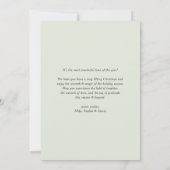 Gold- en groene naalden met kerstfoto's (Achterkant)