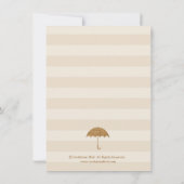 Gold- en ivoren Vrijgezellenfeest Kaart (Achterkant)