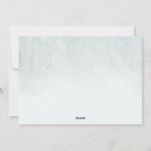 Gold en Mint Collage Holiday Card Waterverf Feestdagenkaart (Achterkant)