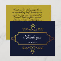 Gold- en Navy Blue-Indische stijlbehuizing