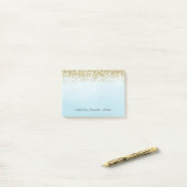 Gold en Ombre Blue Notes (Op bureau)