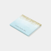 Gold en Ombre Blue Notes (Schuin)