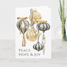 Gold en Pewter Metallic Ornamenten Vakantie