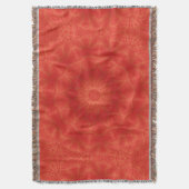 Gold en Red Kaleidoscoop Deken (Voorkant Verticaal)