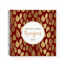 Gold- en Red Leaf-patroon