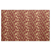 Gold- en Red Leaf-patroon Stof (Fat Quarter)