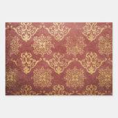 Gold- en Red Wrapping Paper Set (3) (Voorkant)