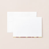 Gold- en rode Chinese Papecut Dog Birthday-kaart Folie Kaarten (Met envelop)