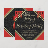 Gold- en Rode-feestdag Kaart (Voorkant / Achterkant)