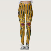 Gold en Ruby Leggings (Voorkant)